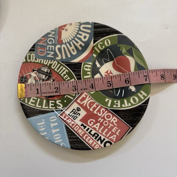 Set of 4 Royal Stafford ENGLAND Salad Plates Hotel De L'Europe Earthenware READ - Picture 7 of 9